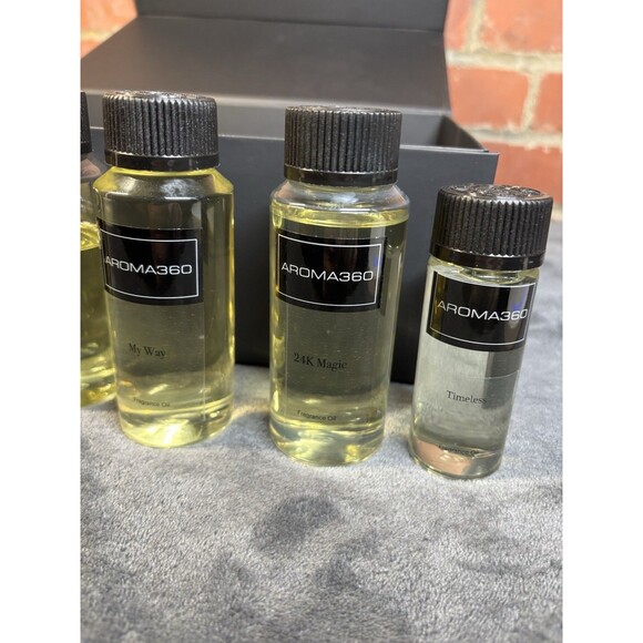 Lot Of 7 Aroma360 Oil Vial Samplers, Opened, Black Velvet, Dream On, My Way Etc - Picture 4 of 4